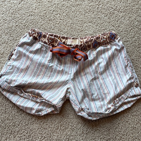 Anthropologie Other - Lilka Anthropologie Pajama Shorts Sleepwear small striped paisley